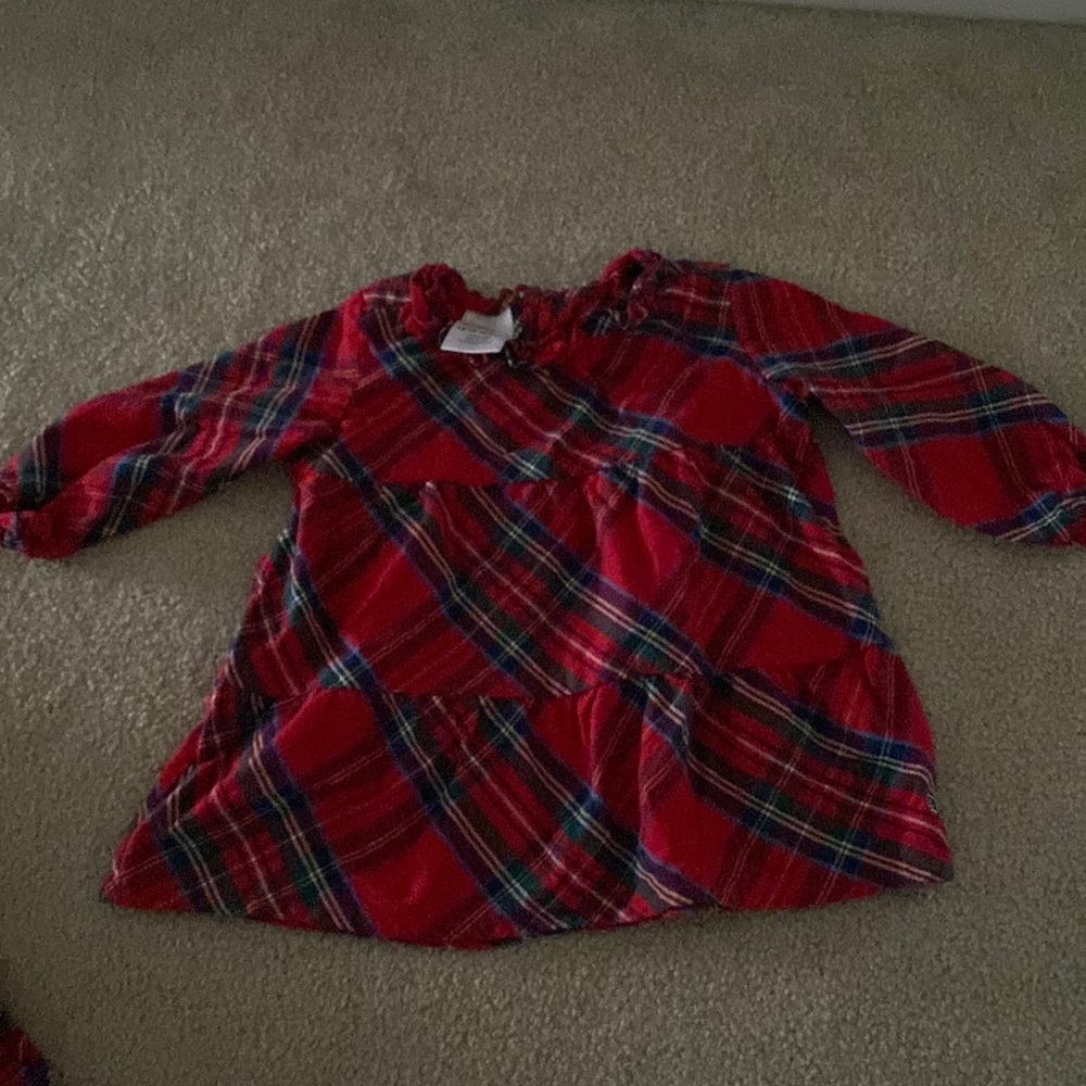Vineyard vines 12-18 month plaid holiday dress